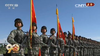 受阅官兵劈枪训练风采展示