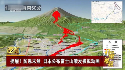 富士山喷发模拟画面公布